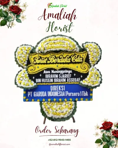 Papan Bunga Duka di Swasana Brin Thamrin Convention Hall