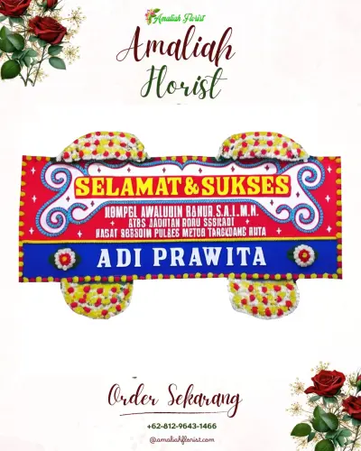 Karangan Bunga Ucapan Selamat di Swasana Brin Thamrin Convention Hall